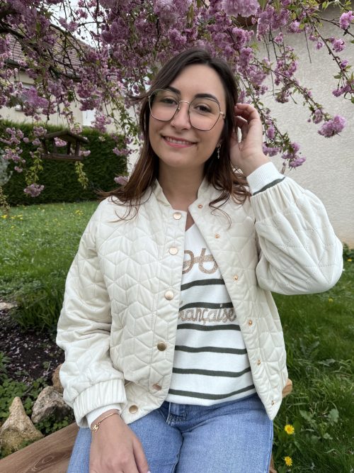 Bomber écru Jeannie