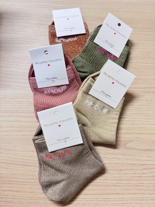 Chaussettes mi longues "AMOUR"