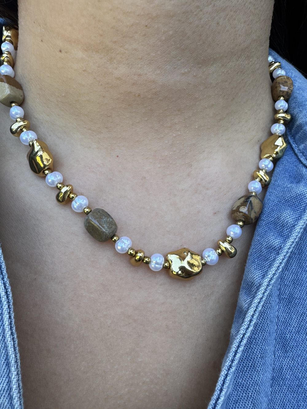 Collier pierres et perles – Image 3