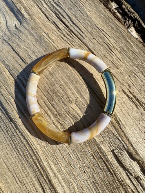 Bracelet élastique multi couleurs Miel