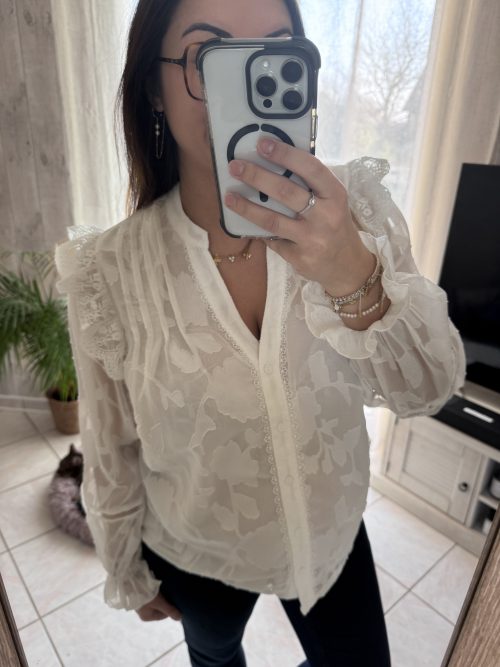 Chemisier dentelle Eva
