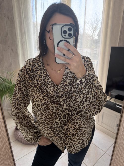 Blouse léopard Axelle
