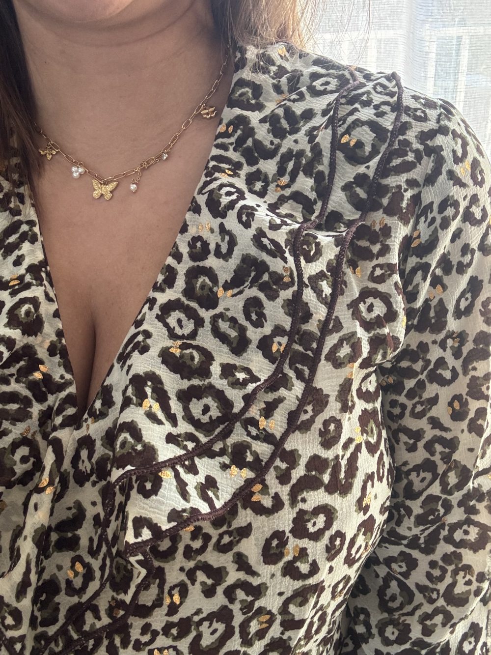 Blouse léopard Axelle – Image 2