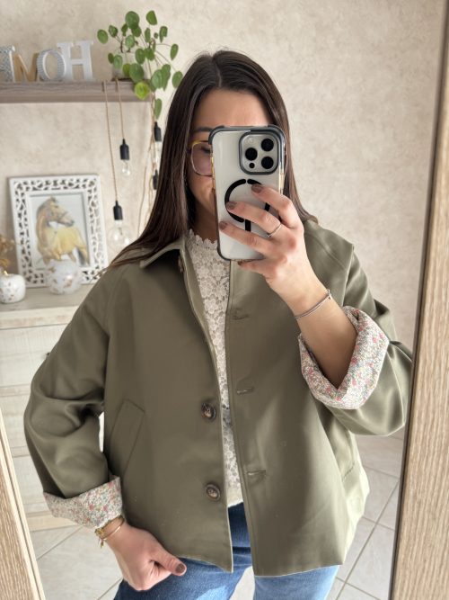 Trench liberty kaki Ombeline