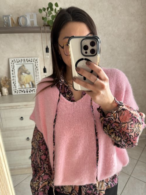 Pull oversized Isa rose baby