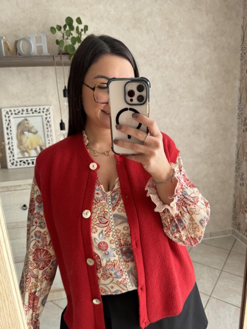 Gilet Alara rouge