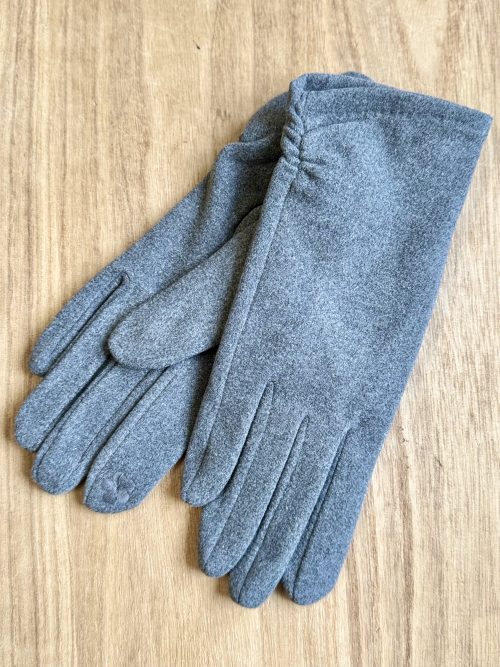 Gants gris