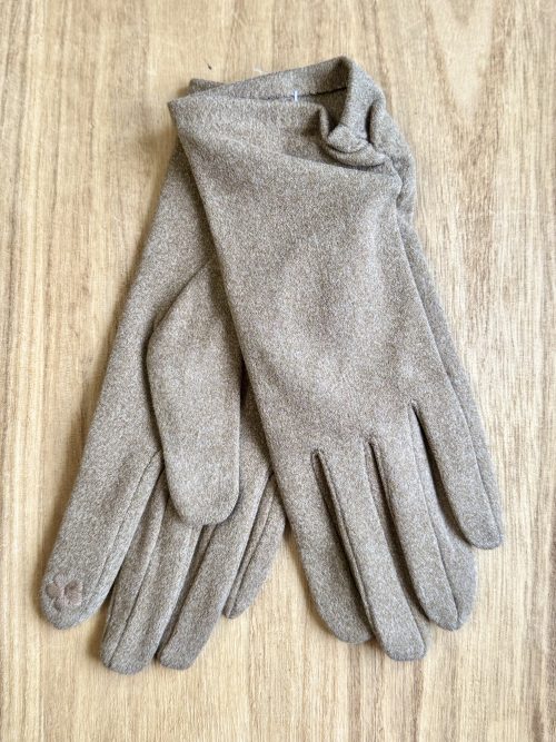 Gants taupe