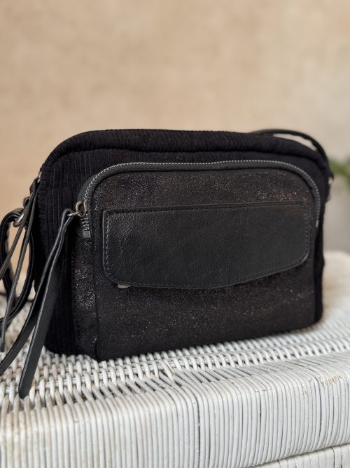 Sac noir irisé Manta