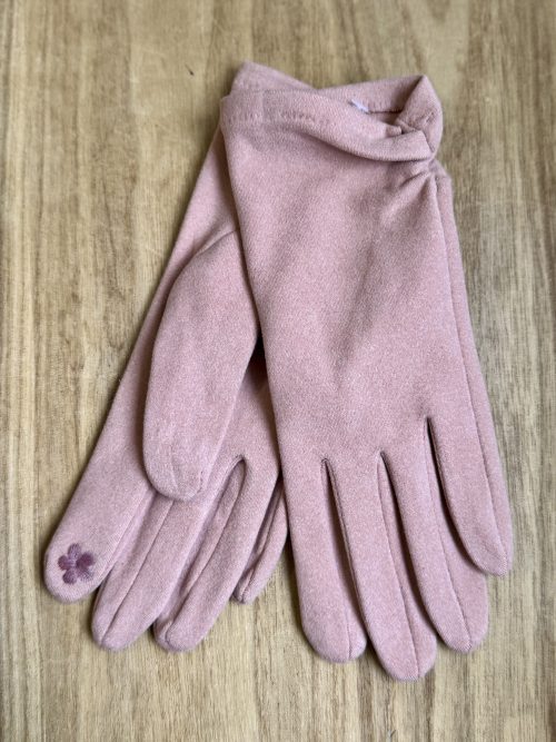 Gants rose