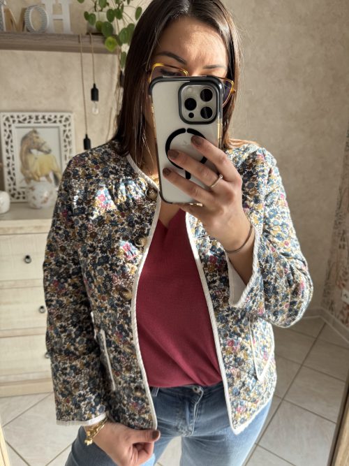 Veste imprimé liberty